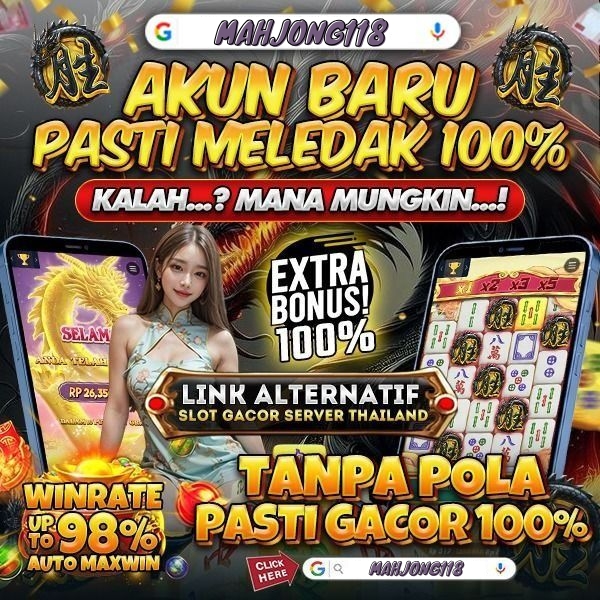 Mahjong118: Situs Slot Gacor dengan RTP Tinggi dan Bonus Menarik Setiap Saat